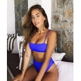 thumbnail image 4 of 3 Colors Sexy Bikini Solid Swimwear Swimsuit Women High Waist Bikinis Set Bathing Suit Beach Bikini Women Push Up Bikinis Mujer, 4 of 7