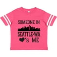thumbnail image 3 of Inktastic Seattle Washington Someone Loves Me Skyline Boys or Girls Toddler T-Shirt, 3 of 5