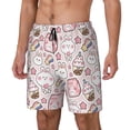 thumbnail image 1 of Balery Cute Rabbit Bañador para hombre, shorts de playa de secado rápido con entrepierna y forro de compresión-XX-Large, 1 of 6