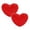 Red 2Pack, variant on 2Pcs Cute Plush Red Heart Pillow Love Pillow Cushion Toy Throw Pillows For Kids' Friends Fit For Living Heart Throw Decorative Pillows