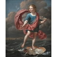 thumbnail image 2 of Karel Dujardin 20x24 Black Ornate Framed Double Matted Museum Art Print Titled: Boy Blowing Soap Bubbles. Allegory on the Transitoriness and the Brevity of Life (1663), 2 of 5