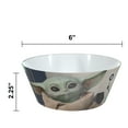 thumbnail image 4 of Zak Designs 2 pcs Star Wars Kids Dinnerware Set Melamine Plate Bowl BPA Free Perfect for Kids The Child, 4 of 7
