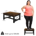 thumbnail image 4 of Taburete YINMIT de madera para adultos, cama alta, capacidad de 500 kg, 4 of 7