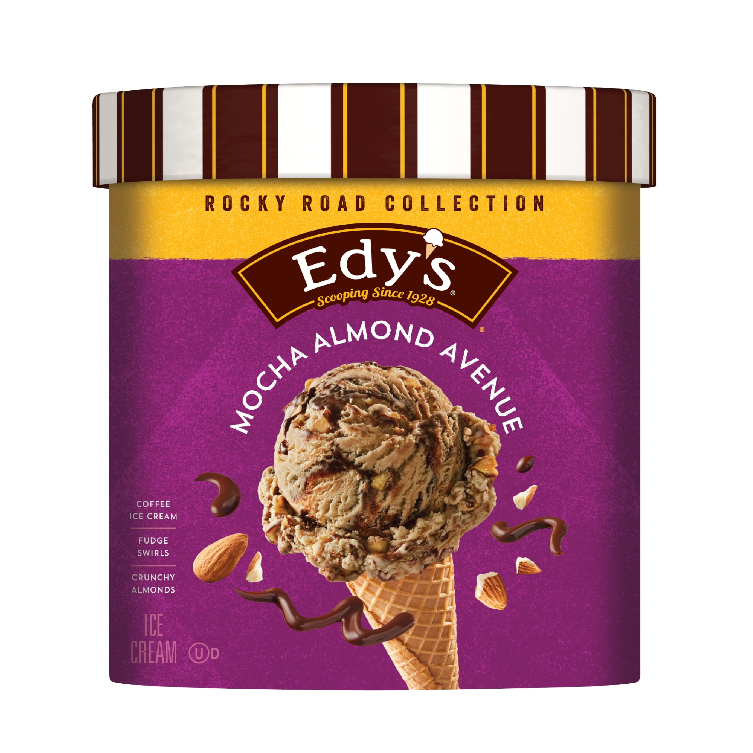 Edy's/Dreyer's Mocha Almond Avenue Ice Cream, 1.5 Quarts