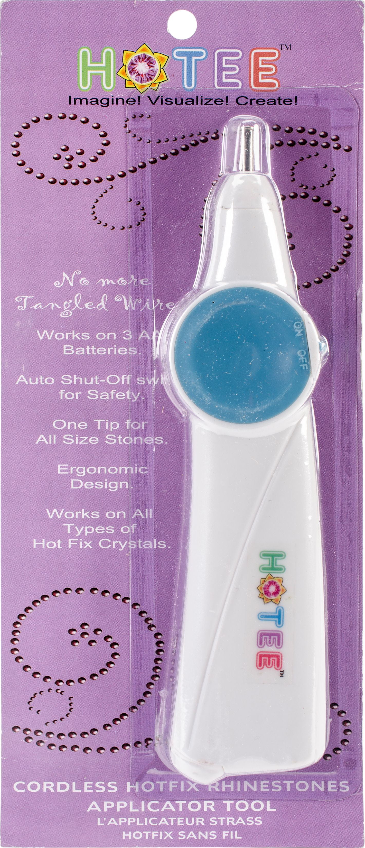 1 Hot Fix Heater for Adhering Hot Fix Crystals Cordless Applicator `
