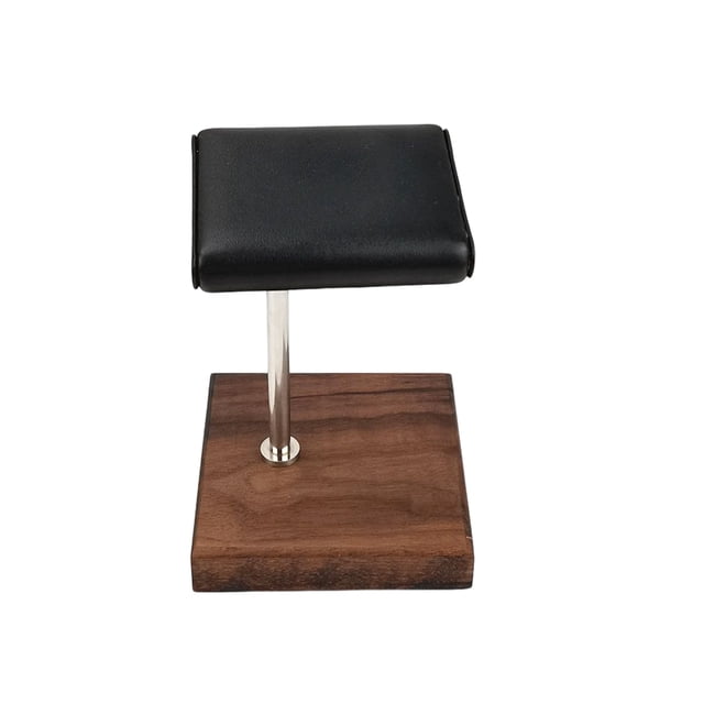 Soporte de exhibición de reloj, de canicas, soporte de joyería, estante de almacenamiento de relojes, colocación de Color, reunión de Almacenamiento y organización del hogar Base de nogal oscuro. Naiovety HA075710-04