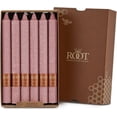 thumbnail image 1 of Root Candles Unscented Dinner Candles Timberline Arista Blended Beeswax Candlesticks, 9-Inches, Dusty Rose, 12-Count, 1 of 7