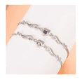 thumbnail image 4 of Pulsera Xtellar  Mujer Brazalete De Plata 925 Corazón Alas Ángel, 4 of 4
