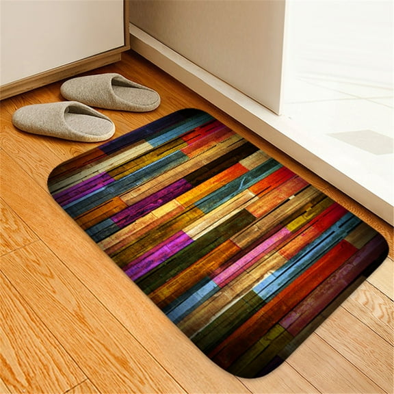 Vikakiooze 2023 Clearance,40X60 CM Carpet Hallway Doormat Anti - Slip Carpet Absorb Water Kitchen Mat/Rug