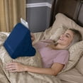 thumbnail image 5 of ow Pad Ultra Multi-Angle Soft Tablet Stand, Blue - Comfortable Ang Viewing for iPad, Tablets, Kindle,, 5 of 5
