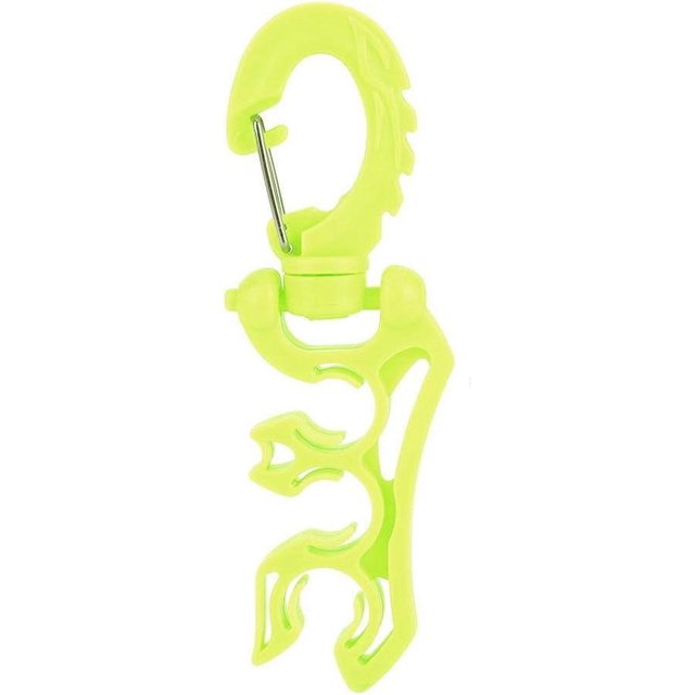 1 soporte para manguera de buceo, gancho para manguera de buceo BC, regulador de buceo, soporte para manguera de snorkel para buceo submarino (amarillo) Sincero Electrónica