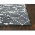 thumbnail image 3 of Rizzy Home Idyllic Natural Abstract Shag 2'6" x 8' Area Rug, 3 of 5