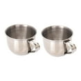 thumbnail image 5 of WEAVILUX Drinking Mug Tea Mugs Silver 304 Stainless Steel 2Pcs, 5 of 8