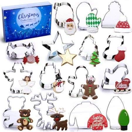 Christmas Cookie Cutter Set, 15 Piece, Stainless Steel | Walmart Canada