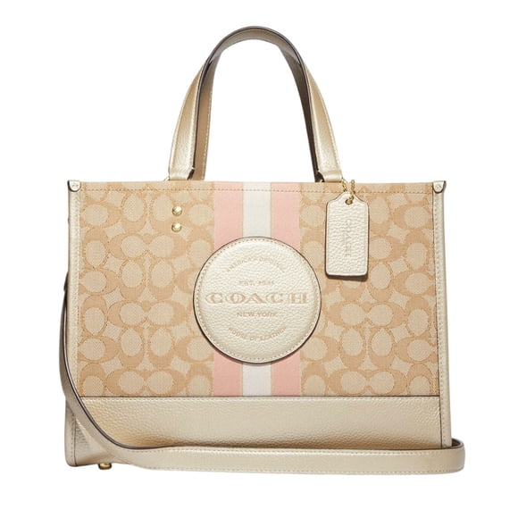 Bolsa Coach dempsey color biege chica