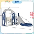 thumbnail image 6 of 5 in 1 Kids Slide and Swing Set, Freestanding Climber Slide Playset with Telescope, Indoor Outdoor Playground, 6 of 8