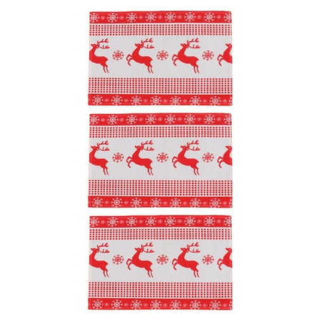 

Seasonal Christmas Winter Holiday Table Mats for Party Kitchen Dining Decoration