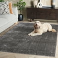 thumbnail image 3 of SAFAVIEH Penelope Braden Solid Shag Area Rug, Grey, 5'3" x 7'6", 3 of 8