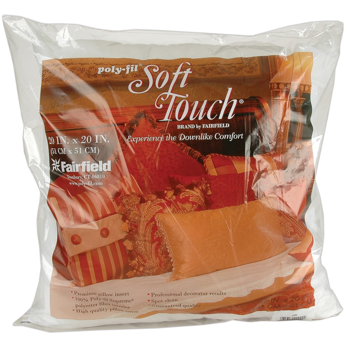 Fairfield Decorative Pillow Insert, 20" X 20"