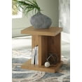 thumbnail image 2 of Signature Design by Ashley Brinstead Modern Chairside End Table with USB Charging Ports, Light Brown, 2 of 8