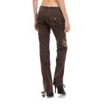 thumbnail image 2 of Womens Hipster Cargo Multi Pocket Combat Trousers Leisure Army Casual Pants with Designs, 2 of 3
