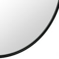 thumbnail image 2 of TEHOME Round Black 36 inch, Matte Black Metal Large Circle Wall Mirror for Bathroom & Entryway, 2 of 10