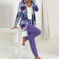 thumbnail image 2 of ZACPNCV Two Piece Outfits For Women Jogging Suits Casual Sweatsuits Jogger Tracksuits Long Sleeve Zipper Matching Sets Multicolor, 2 of 5