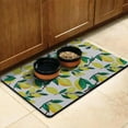 thumbnail image 3 of Pet Feeding Mat 16x24 Inch with Modern Lemon Design, Durable Waterproof Dog Food Mat, Absorbent, Non-Slip, Quick Dry, Washable Mat for Dogs and Cats, 3 of 7