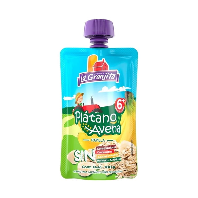 Papilla Granjita de Plátano avena 100g