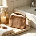 thumbnail image 6 of Mini Zipper Pouch, Weave Textured Bag, Portable Storage Pouch, Soft Breathable Fabric and Compact Travel Size for Lipsticks, Earphones, and Small Daily Items., 6 of 6