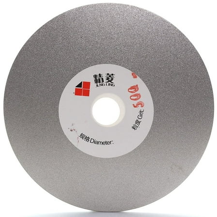 JINGLING 4" inch 100mm Diamond Flat Lap Disc Coated Grinding Disk Grit 500 Medium