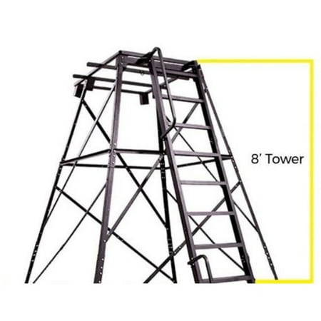 Banks Outdoors 8 ft. Mountable to Any Banks Outdoors Hunting Blinds Steel Tower System