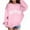 Pink, variant on Girls Hoodies Kids Flower Print Crew Neck Pullover Shirt Red Cold Weather Sweaters 12-13 Years