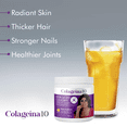 thumbnail image 6 of Colageina 10 Hydrolyzed Collagen Powder with Vitamin C, Water-Soluble Orange Flavor, 3.5 oz Pack of 1, 6 of 7