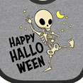thumbnail image 4 of Inktastic Happy Halloween with Dancing Skeleton Boys or Girls Baby Bib, 4 of 4