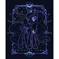 thumbnail image 2 of Girl's My Little Pony Princess Luna Tarot Card Graphic Tee Navy Blue Medium, 2 of 4