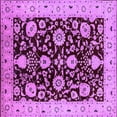 thumbnail image 1 of Ahgly Company Indoor Square Oriental Purple Industrial Area Rugs, 8' Square, 1 of 4