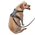 thumbnail image 2 of Fotbe black Skull white Pattern Dog Harness, No-Pull Pet Harness with 2 Leash Clips, Adjustable Soft Padded Dog Vest with Easy Control Handle for Large Dogs-Large, 2 of 6