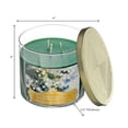 thumbnail image 2 of Christmas 14 Oz 3 Wick Jar Candle Evergreen - Set of 2, 2 of 4