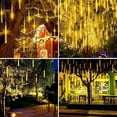 thumbnail image 4 of Meteor Shower Lights Outdoor 8Tubes LEDs Lights Connectable Falling Rain Lights Christmas Raindrop Snowfall Lights 2024 Navidad, 4 of 5