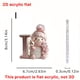 thumbnail image 3 of 26 English Letter Christmas Ornament Christmas Tree Decoration 2D Acrylic Decoration Car Rearview Mirror Ornament, 3 of 5