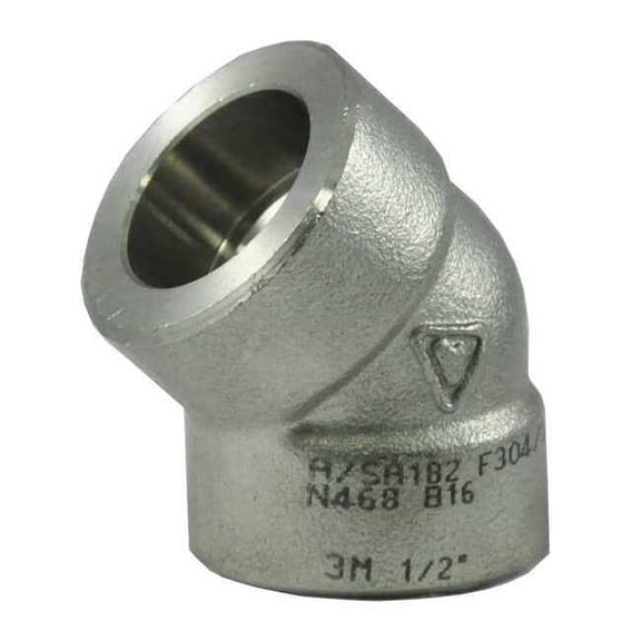 Manufacturer Varies 3/4" Socket Weld 304 SS 90 Degree Elbow 2UB98