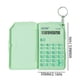 thumbnail image 2 of Mini calculadora portátil con tapa abatible | Pantalla de 10 dígitos | Teclado redondo | Diseño de degradado de color | Base antideslizante | Compacto del tamaño de la palma de la mano | Funciona, 2 of 4