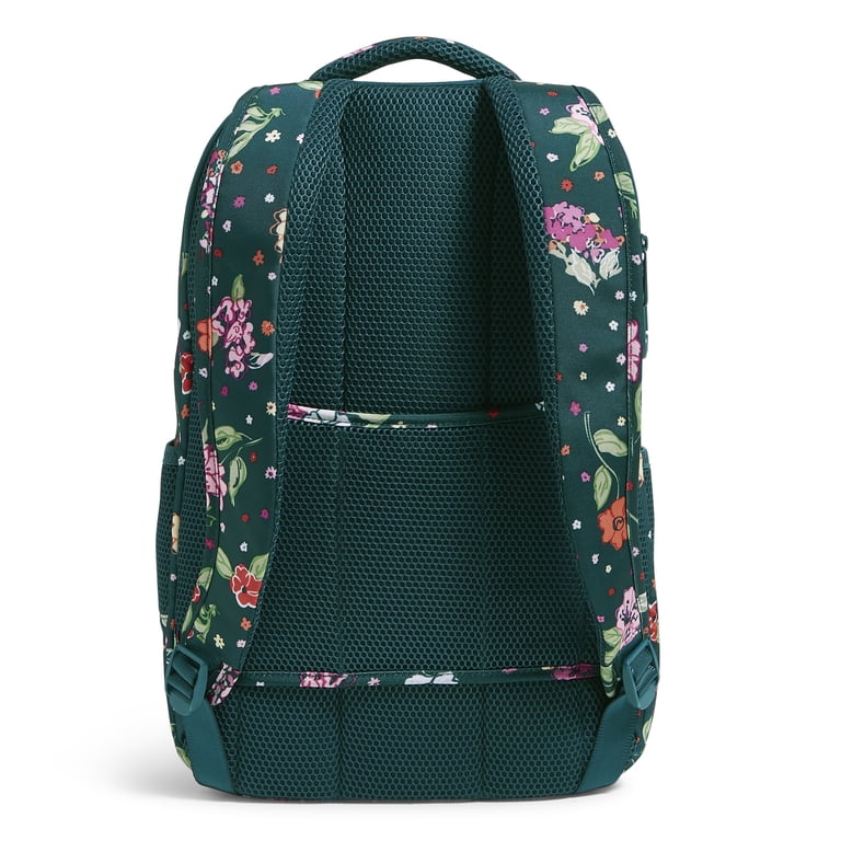 Vera Bradley NWT Teal Floral Design Backpack Vera Bradley | Bags | Vera Bradley Teal And White Floral  main image 3