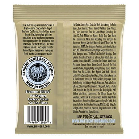 Ernie Ball 2069 Earthwood 80/20 Bronze Folk Nylon Ball End Acoustic Guitar Strings