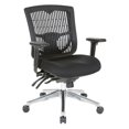 thumbnail image 1 of Contoured Black Plastic Back Manager's Chair, 1 of 6