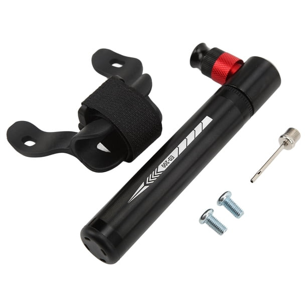 Mini bomba manual para bicicleta, inflador de neumáticos portátil para bicicleta de montaña y carretera, válvula integrada francesa americana, color negro YUNYI BRAND Deportes