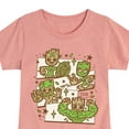 thumbnail image 3 of Marvel Guardians of the Galaxy - Groot Characters - Toddler And Youth Girls Fitted Short Sleeve Graphic T-Shirt, 3 of 5