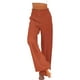 thumbnail image 1 of Pantalones palazzo de lino de cintura alta y pierna ancha para mujer, con cordón y bolsillos, 1 of 6