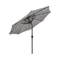 thumbnail image 4 of Westin Outdoor 9.5" Black and White Striped Octagon Lighted Patio Umbrella with UV Resistant, 4 of 5